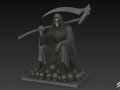 Death Reaper Statue Warlord Pose 3D Модель