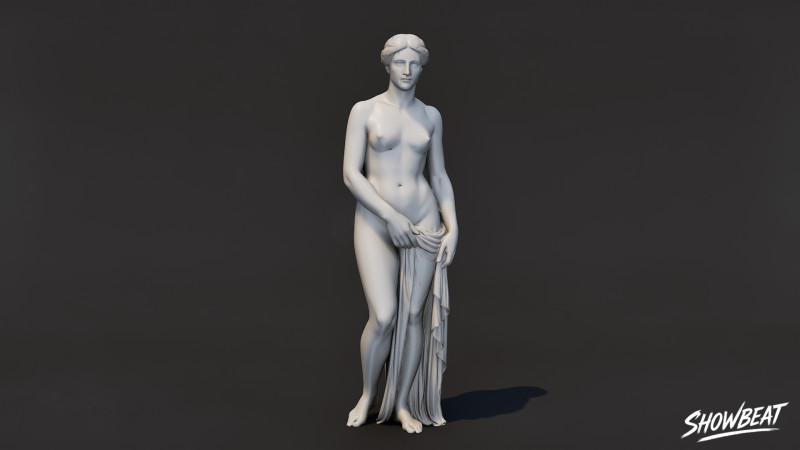 Estátua de Afrodite Modelo 3D .c4d .max .obj .3ds .fbx .stl .blend
