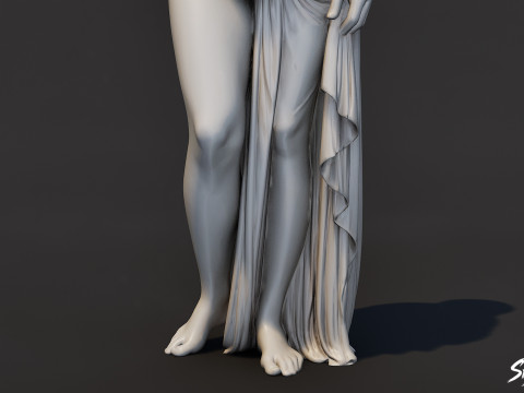 Estátua de Afrodite Modelo 3D