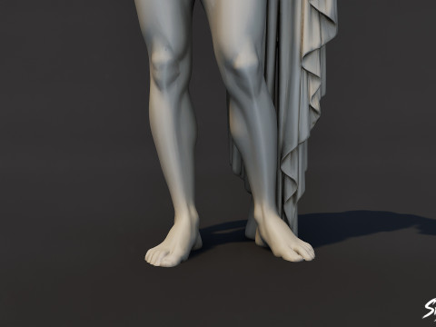 Estátua de Apolo Modelo 3D