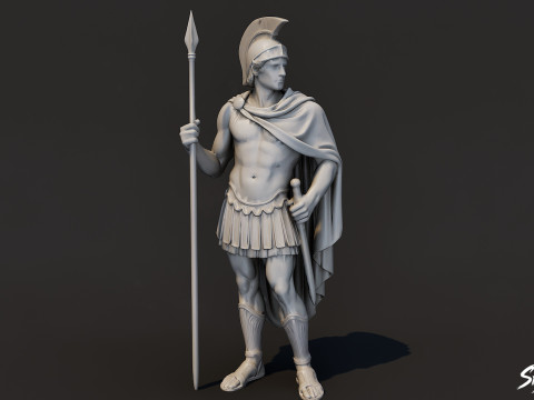 Statua di Ares Modello 3D
