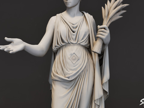 Статуя Деметры 3D Модель