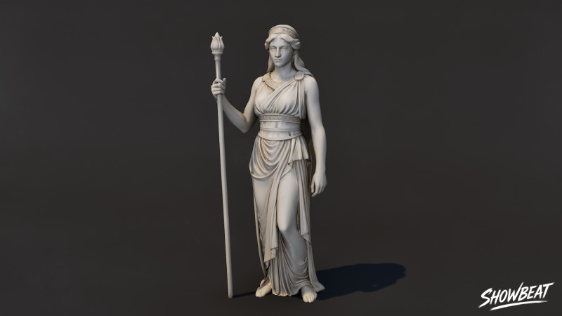 Pomnik Hery Model 3D .c4d .max .obj .3ds .fbx .stl .blend