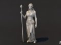 Hera Statue Model 3D