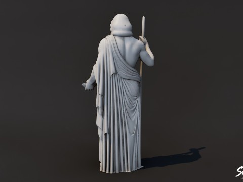 Statue de Zeus Modèle 3D