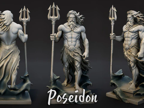 Ultimate Olympian God Statue Pack 3D Model