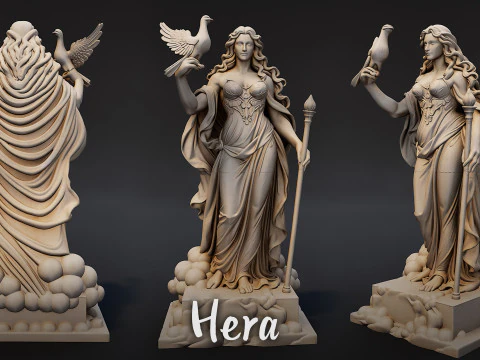 Ultimate Olympian God Statue Pack 3D Model