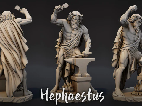 Ultimate Olympian God Statue Pack 3D Model