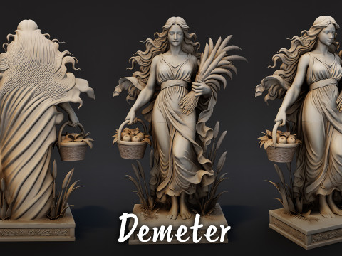 Ultimate Olympian God Statue Pack 3D Model