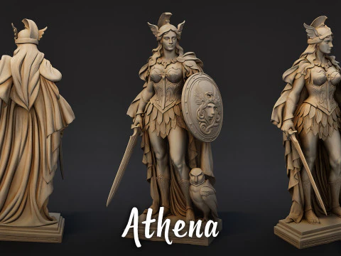 Ultimate Olympian God Statue Pack 3D Model