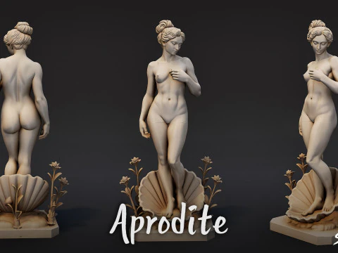 Statua di Afrodite Modello 3D