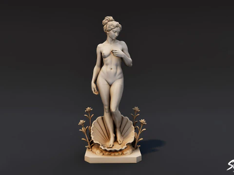 Aphrodite Statue 3D Model