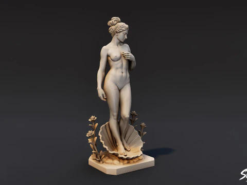 Aphrodite Statue 3D Model