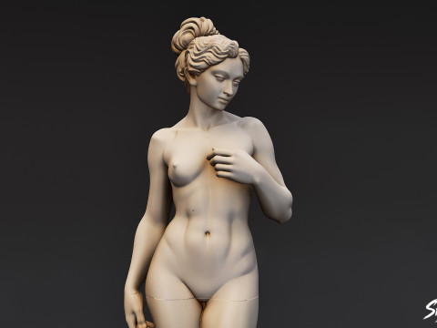 Estatua de Afrodita Modelo 3D