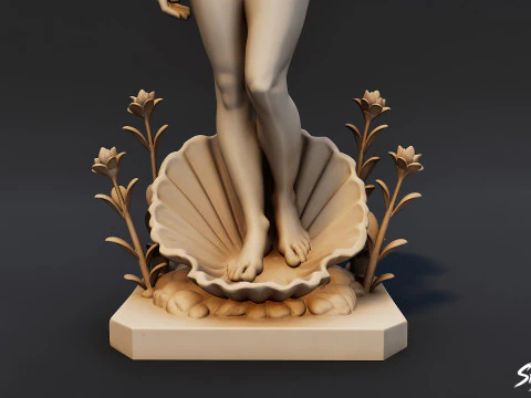 Aphrodite Statue 3D Model