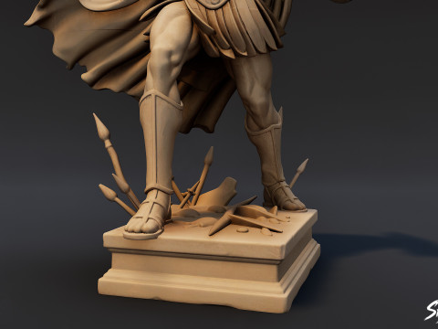 アレス像 3Dモデル