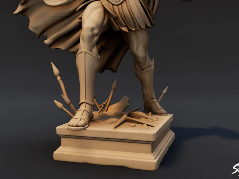 Ares Statue 3D Model