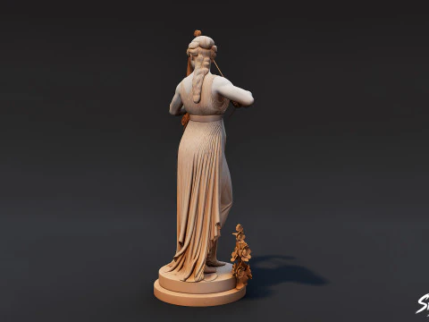 Artemis Statue 3D Model