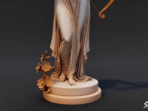 アルテミス像 3Dモデル