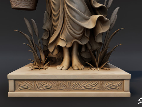 デメテル像 3Dモデル