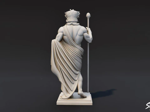 Statua di Dioniso Modello 3D