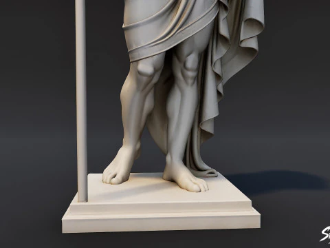 Statua di Dioniso Modello 3D