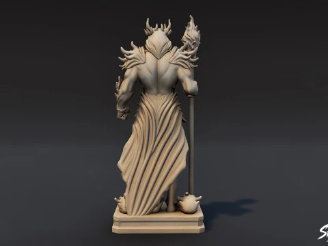 Hades Statue 3D Model