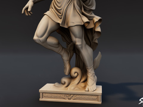 Mercury Statue 3D Model