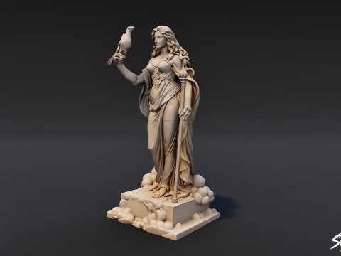 ヘラ像 3Dモデル