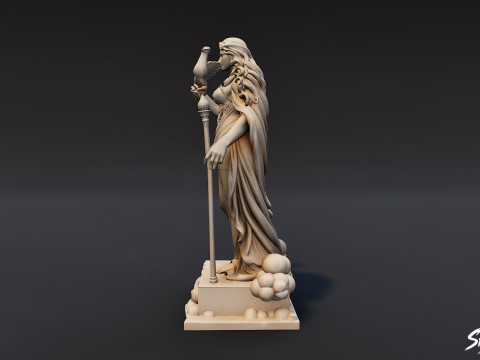 ヘラ像 3Dモデル