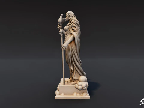 Hera Statue 3D Model