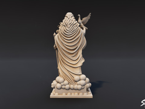 ヘラ像 3Dモデル