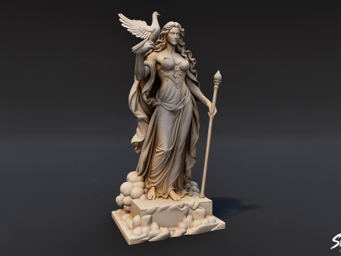 ヘラ像 3Dモデル