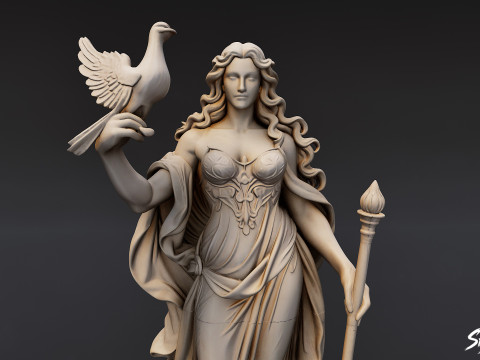 ヘラ像 3Dモデル