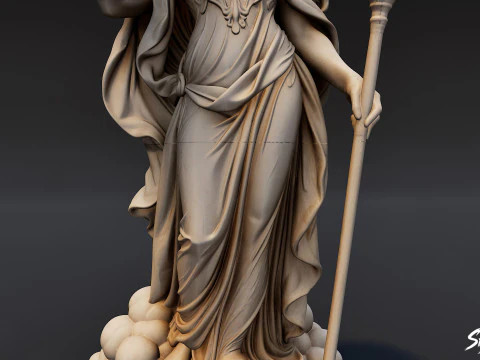 Hera Statue 3D Model
