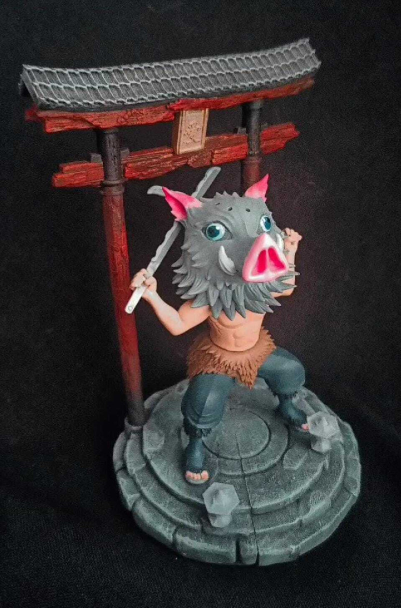 इनोसुके हाशिबिरा किमेत्सु नो याइबा - दानव हत्यारा 3D प्रिंट मॉडल .c4d .max .obj .3ds .fbx .stl .blend 