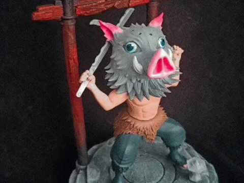 Inosuke Hashibira Kimetsu no Yaiba - L'uccisore di demoni Modello di stampa 3D