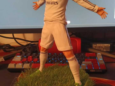 Cristiano Ronaldo - Real Madrid Model do druku 3D