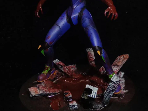 Unit&agrave; Eva 01 - Neon Genesis Evangelion Modello di stampa 3D