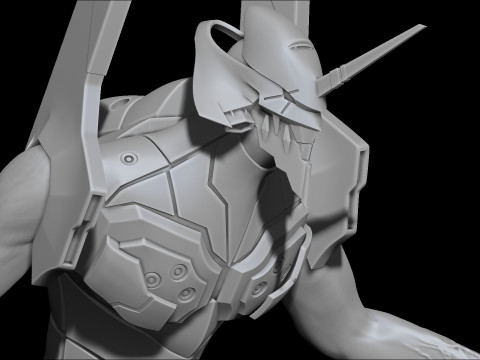 エヴァ初号機 - 新世紀エヴァンゲリオン 3Dプリントモデル