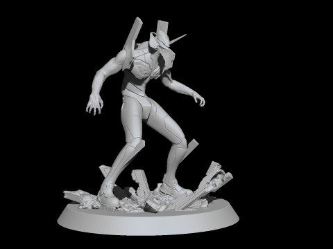 エヴァ初号機 - 新世紀エヴァンゲリオン 3Dプリントモデル