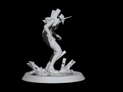エヴァ初号機 - 新世紀エヴァンゲリオン 3Dプリントモデル