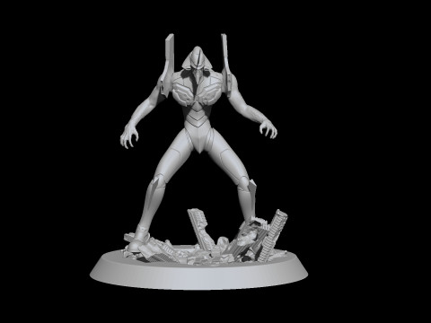 エヴァ初号機 - 新世紀エヴァンゲリオン 3Dプリントモデル