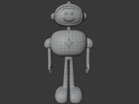 Robot Animation 3D Model