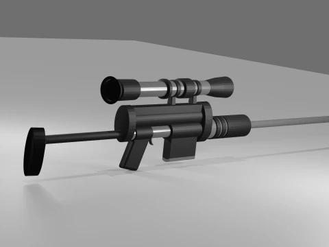 スナイパーライフル 3Dモデル