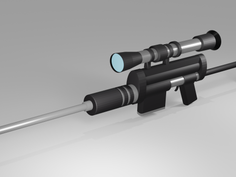 Fucile da cecchino Modello 3D