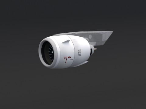 Airbus Engine cfm Modelo 3D