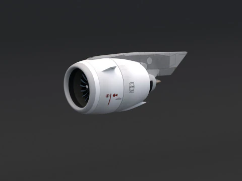 Airbus Engine cfm 3D Model