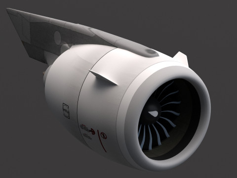 Airbus Engine cfm Modelo 3D