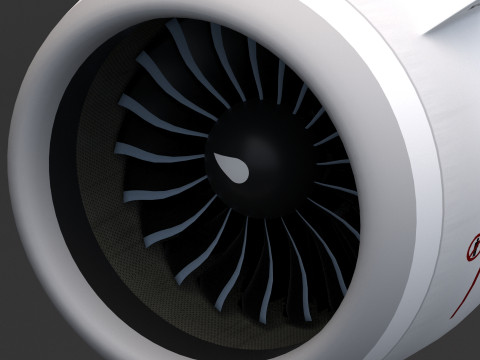 Airbus Engine cfm Modelo 3D